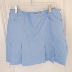 Athletic skirt with built in shorts